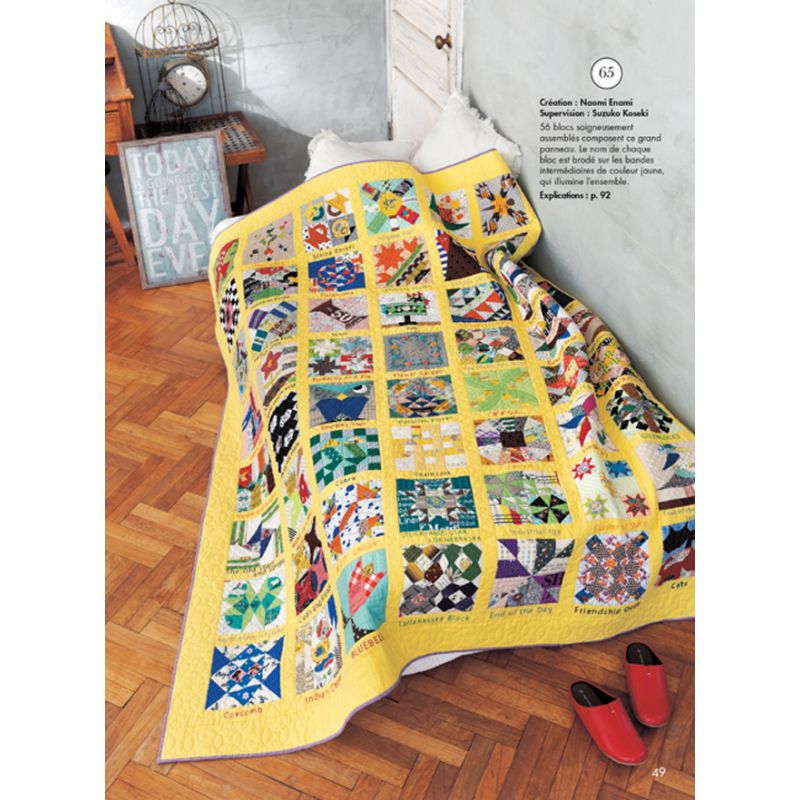 Samplers à l'honneur - Quilts japan N°40 Magazine Patchwork