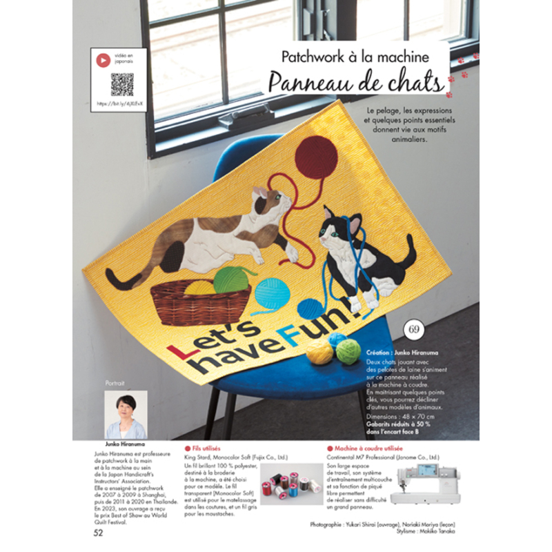 Samplers à l'honneur - Quilts japan N°40 Magazine Patchwork