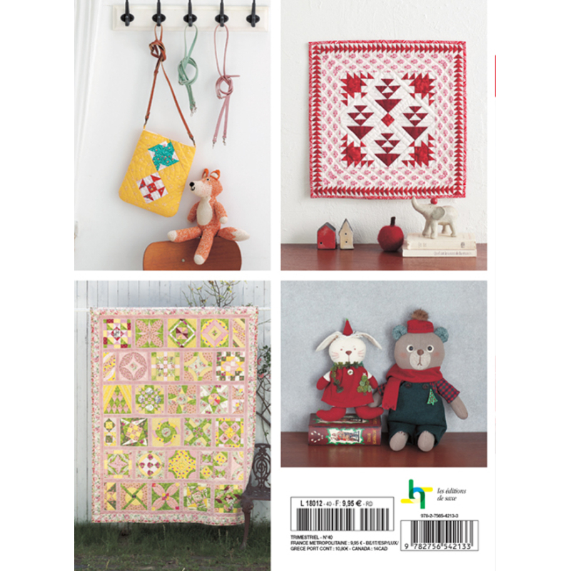 Samplers à l'honneur - Quilt japan N°40 Livre Patchwork