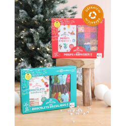 Lot créatif : Perles à repasser & Bracelets – Occasion Lot, Kit COFFRETS