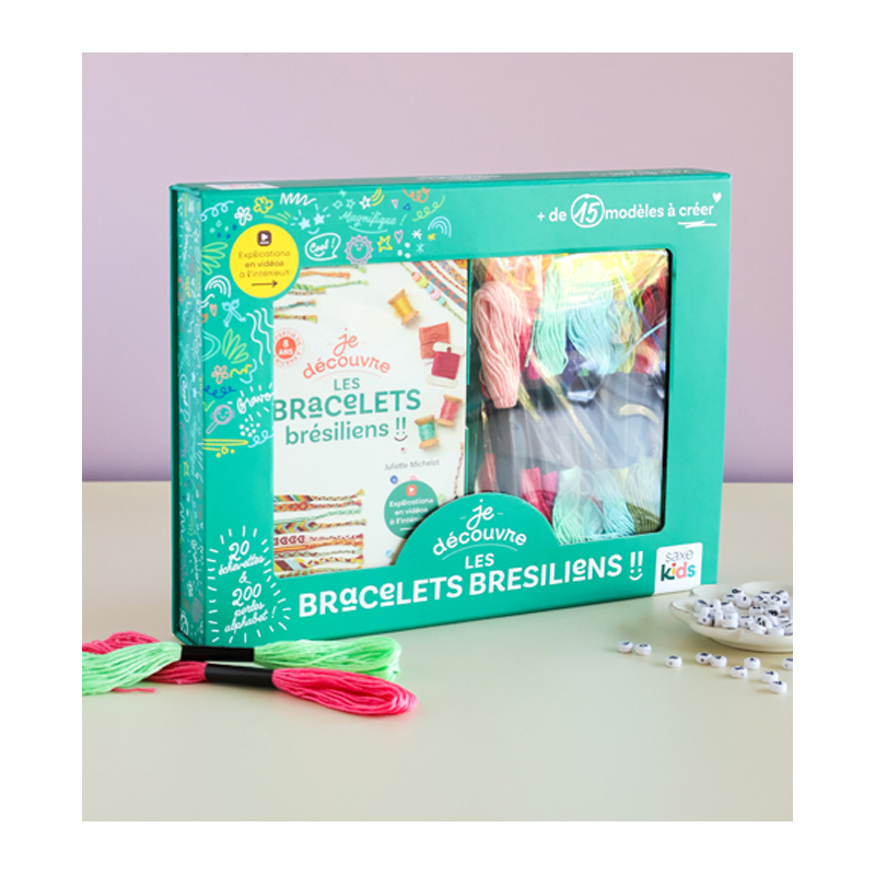 Lot créatif : Perles à repasser & Bracelets – Occasion Lot, Kit COFFRETS