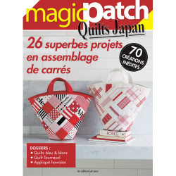 Quilts Japan N°39 - 26 superbes projets en assemblage de carrés Magazine Patchwork