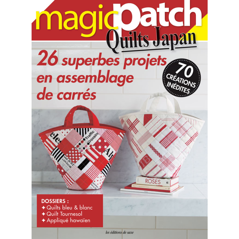 Quilts Japan N°39 - 26 superbes projets en assemblage de carrés Magazine Patchwork