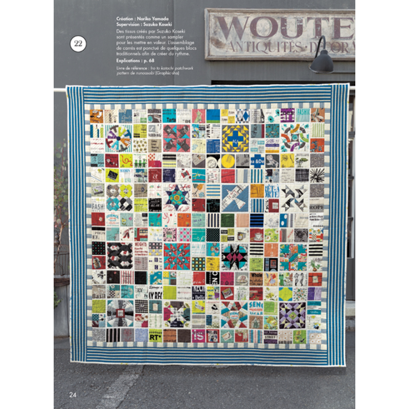Quilt Japan N°39 - 26 superbes projets en assemblage de carrés Magazine Patchwork