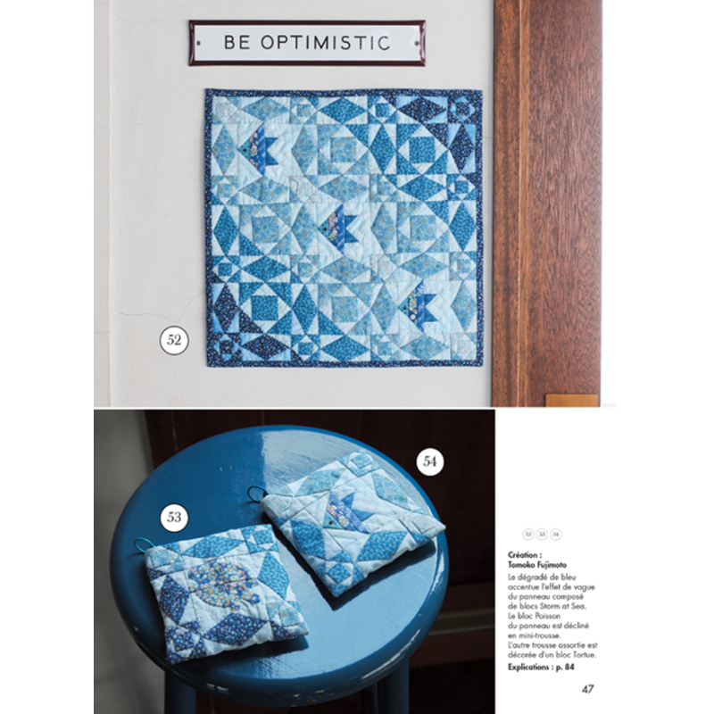Quilt Japan N°39 - 26 superbes projets en assemblage de carrés Magazine Patchwork