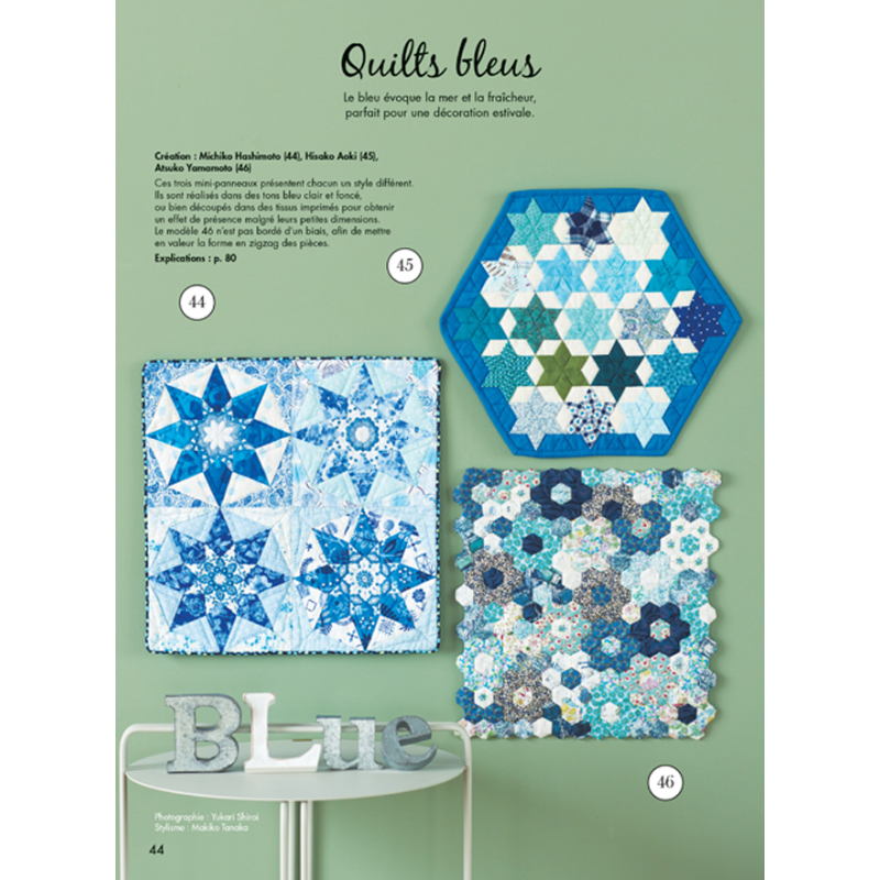 Quilt Japan N°39 - 26 superbes projets en assemblage de carrés Magazine Patchwork