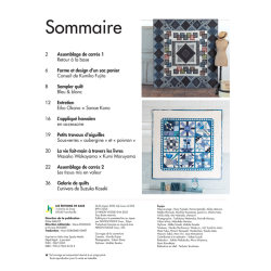 Quilts Japan N°39 - 26 superbes projets en assemblage de carrés Magazine Patchwork
