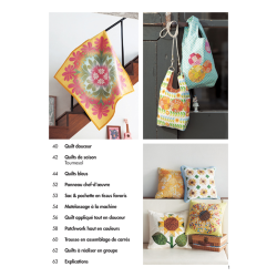 Quilt Japan N°39 - 26 superbes projets en assemblage de carrés Magazine Patchwork