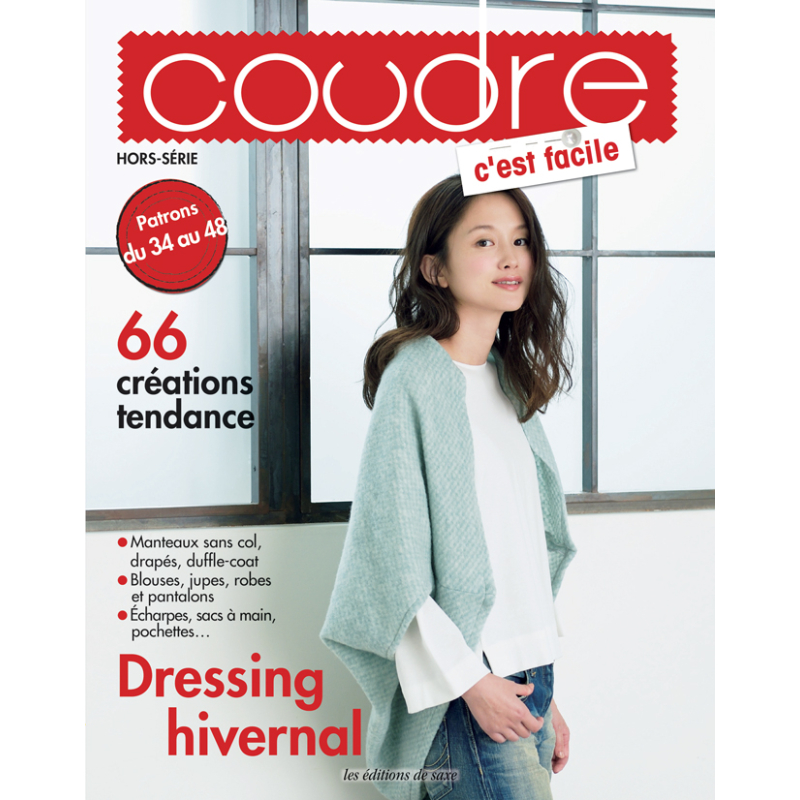 2 Coudre c’est facile – Hors-séries Dressing hivernal & 17 vêtements tendance Lot, Magazine Couture