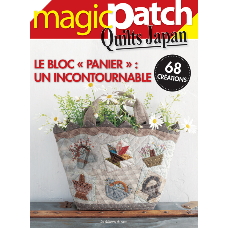 2 Magic Patch Quilts Japan – N°35 Bloc Panier & N°36 Projets de Fêtes Lot, Magazine Patchwork