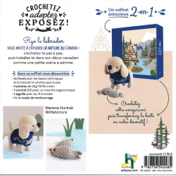 Coffret Ryo le labrador au crochet Livre Crochet