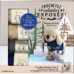 Coffret Ryo le labrador au crochet Livre Crochet