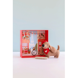 Coffret Marcel le teckel au crochet Kit Crochet