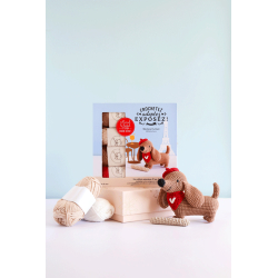 Coffret Marcel le teckel au crochet