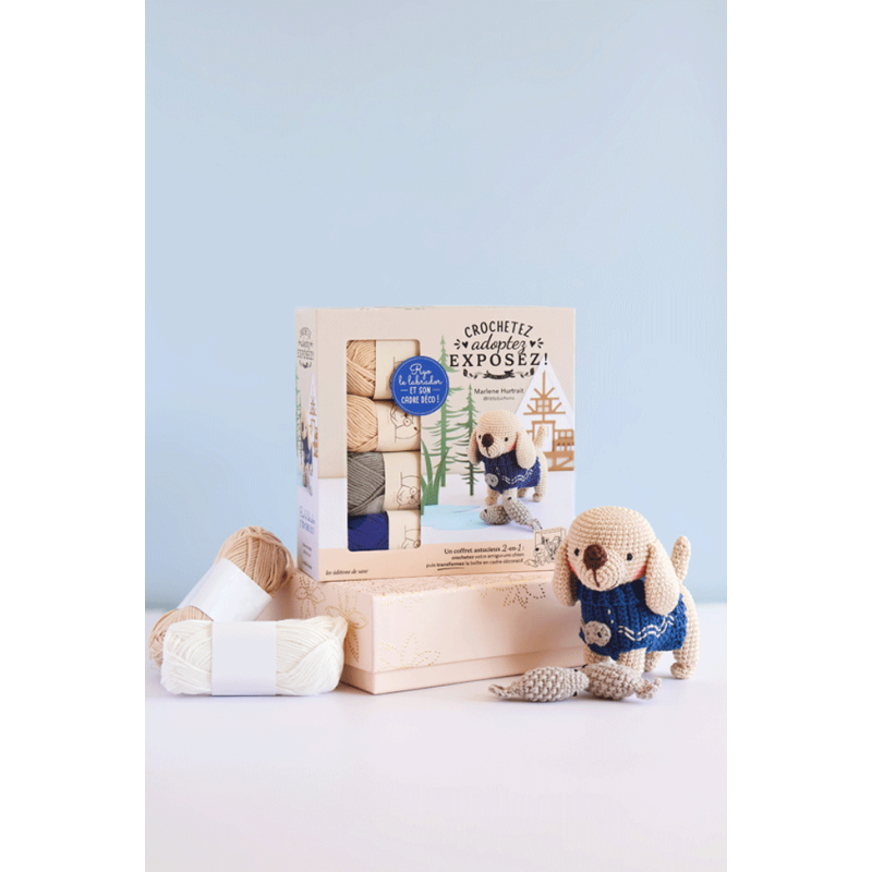 Coffret Ryo le labrador au crochet Kit Crochet