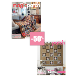2 Magic Patch – Quilts cosy & belle saison Lot, Magazine Patchwork