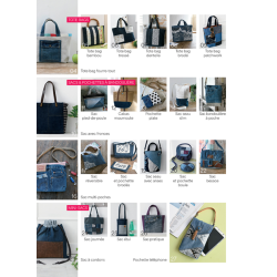 Coudre c'est facile n°95 : Sacs en jeans Magazine Couture