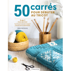 50 carrés pour débuter au tricot Livre Tricot