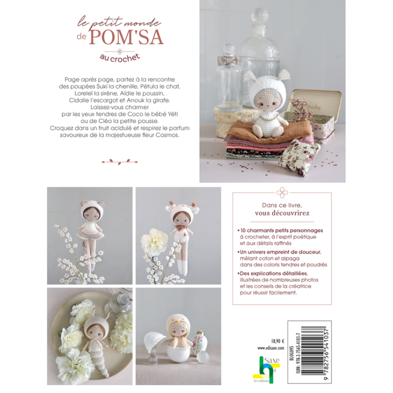 Le petit monde de Pom'sa au crochet Livre Crochet