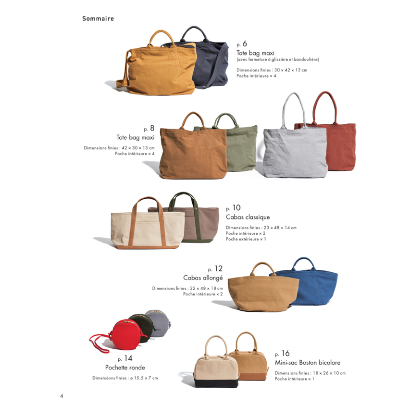 Sacs week-end en couture Livre Couture