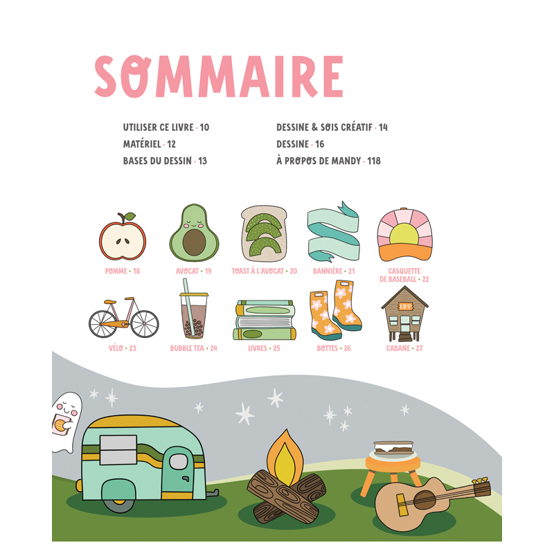 100 trucs trop mignons à dessiner Livre Jeunesse