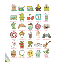 100 trucs trop mignons à dessiner Livre Jeunesse