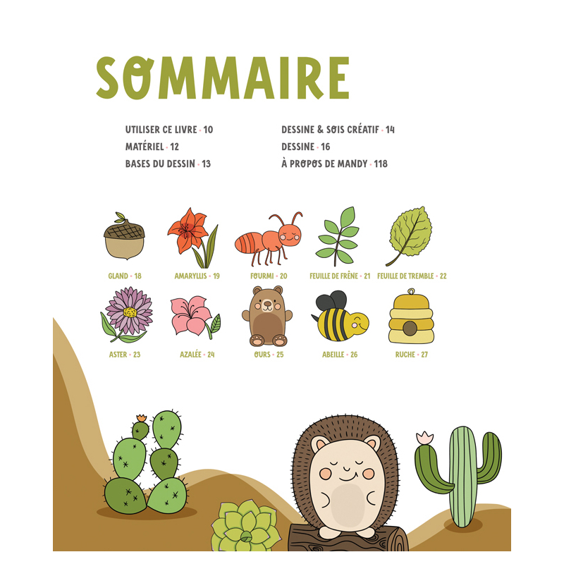 100 motifs animaux & nature à dessiner Livre Jeunesse