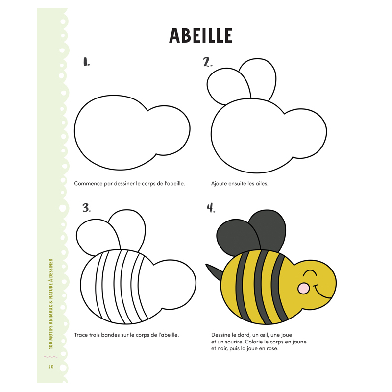 100 motifs animaux & nature à dessiner Livre Jeunesse