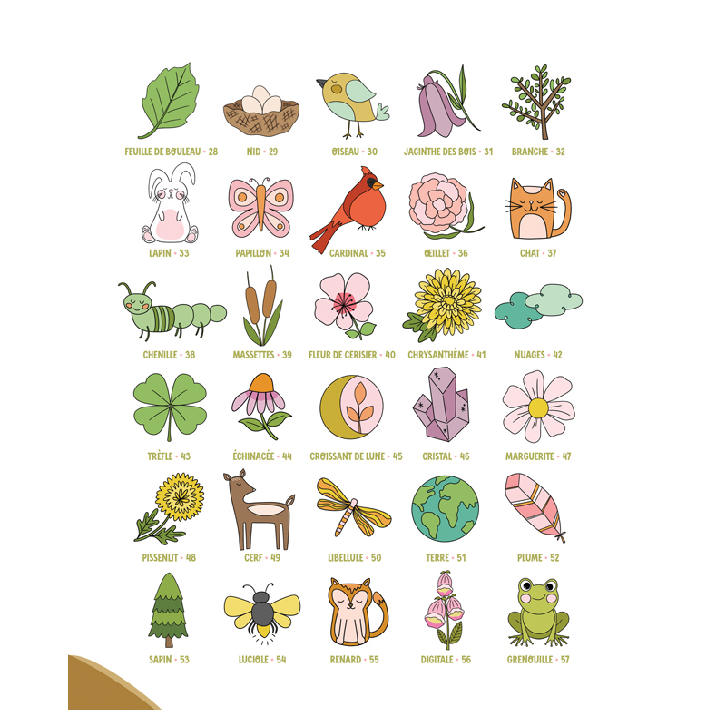 100 motifs animaux & nature à dessiner Livre Jeunesse