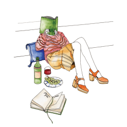 Planches & secrets d'artistes : Cafés fleuris Livre Beaux-arts