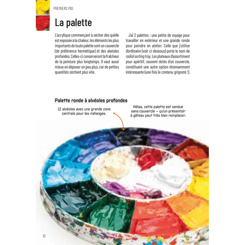 Le guide ultime de l'acrylique : Techniques & astuces pour perfectionner votre art Livre Beaux-arts