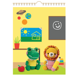 Une année en amigurumis : 24 adorables personnages à crocheter au fil des mois Livre Crochet