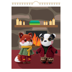 Une année en amigurumis : 24 adorables personnages à crocheter au fil des mois Livre Crochet