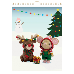 Une année en amigurumis : 24 adorables personnages à crocheter au fil des mois Livre Crochet