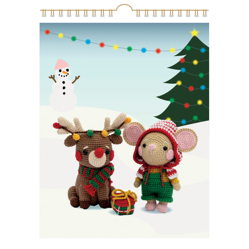 Une année en amigurumis : 24 adorables personnages à crocheter au fil des mois Livre Crochet