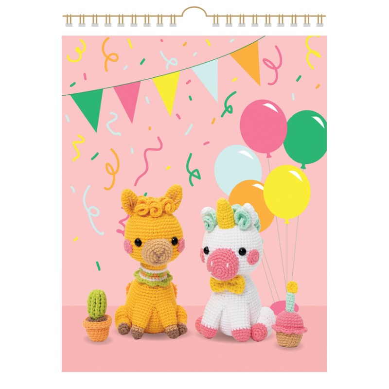 Une année en amigurumis : 24 adorables personnages à crocheter au fil des mois Livre Crochet