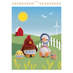 Une année en amigurumis : 24 adorables personnages à crocheter au fil des mois Livre Crochet