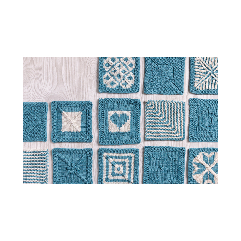 50 carrés pour débuter au tricot Livre Tricot