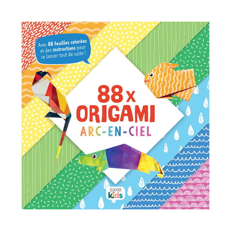88 Origami Arc-en-ciel Spécial enfants Livre Jeunesse