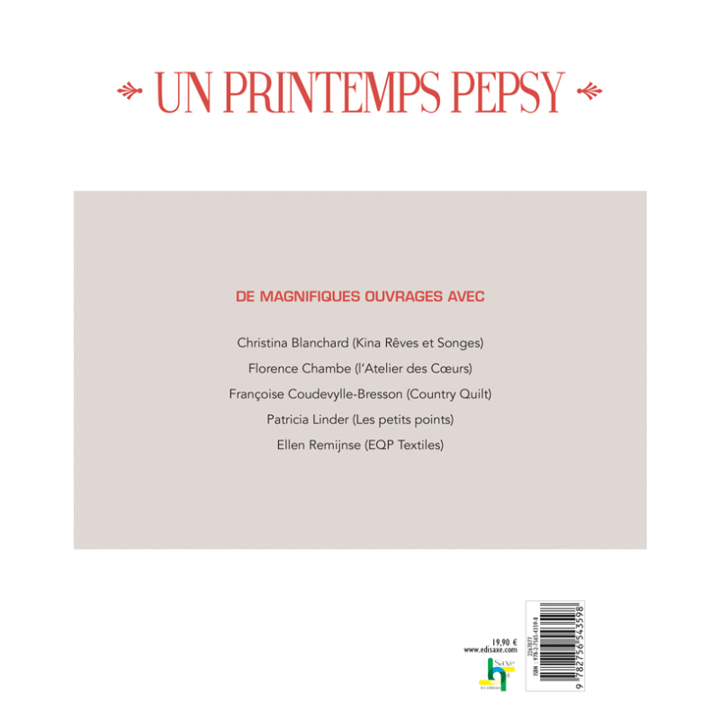 Quilt country n°77 - Un printemps pepsy Livre Patchwork