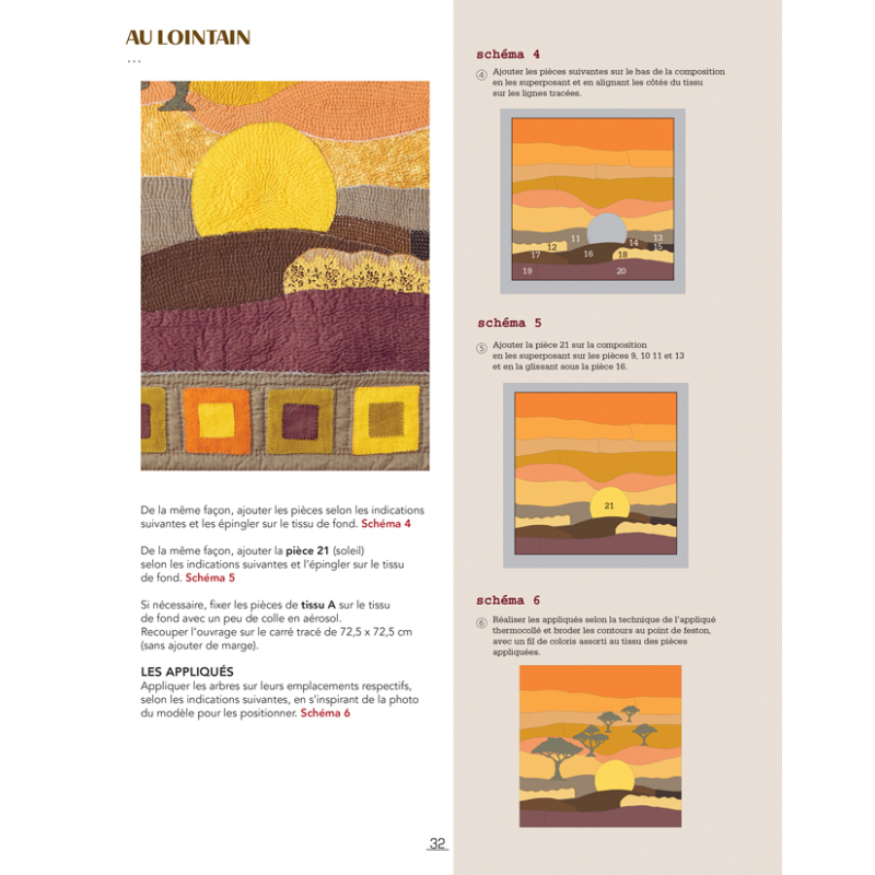 L'Afrique en patchwork - 10 quilts inédits Livre Patchwork