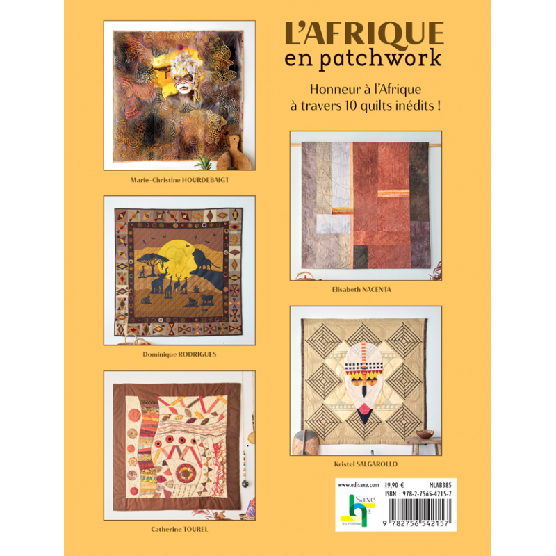 L'Afrique en patchwork - 10 quilts inédits Livre Patchwork