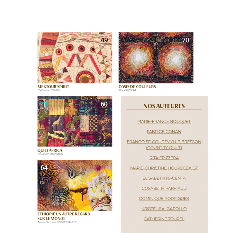 L'Afrique en patchwork - 10 quilts inédits Livre Patchwork
