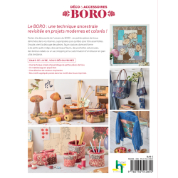 Déco et accessoires Boro : 22 projets Livre Patchwork