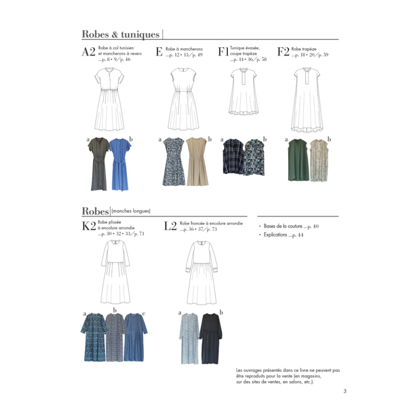 Vêtements femmes couture - 33 patrons élégants Livre Couture