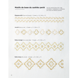 Sashiko perlé Livre Broderie