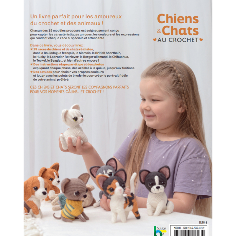 Chiens et chats au crochet Livre Crochet