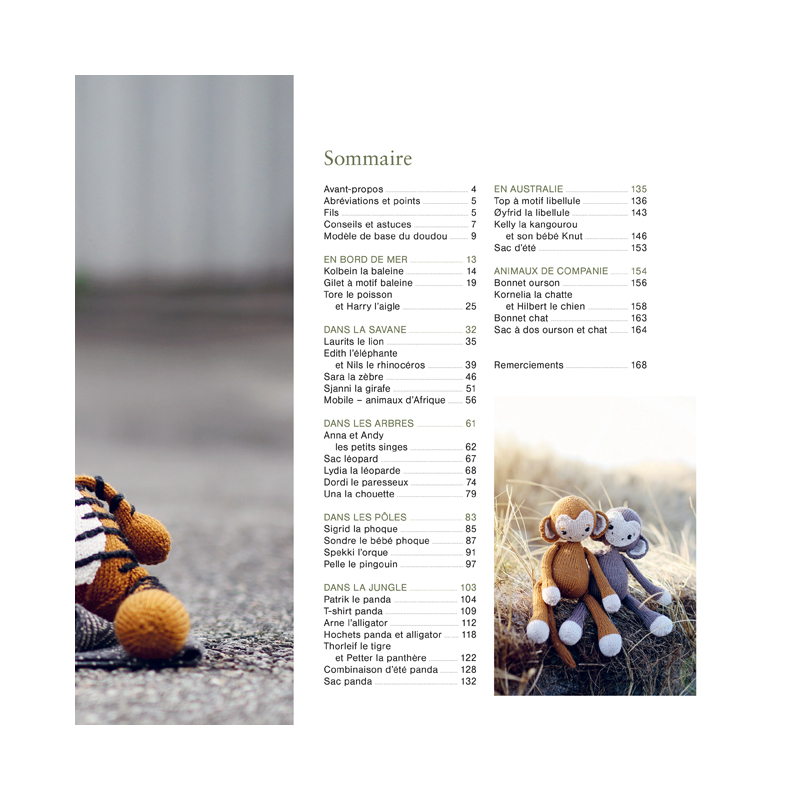 Doudous câlins au tricot Livre Tricot