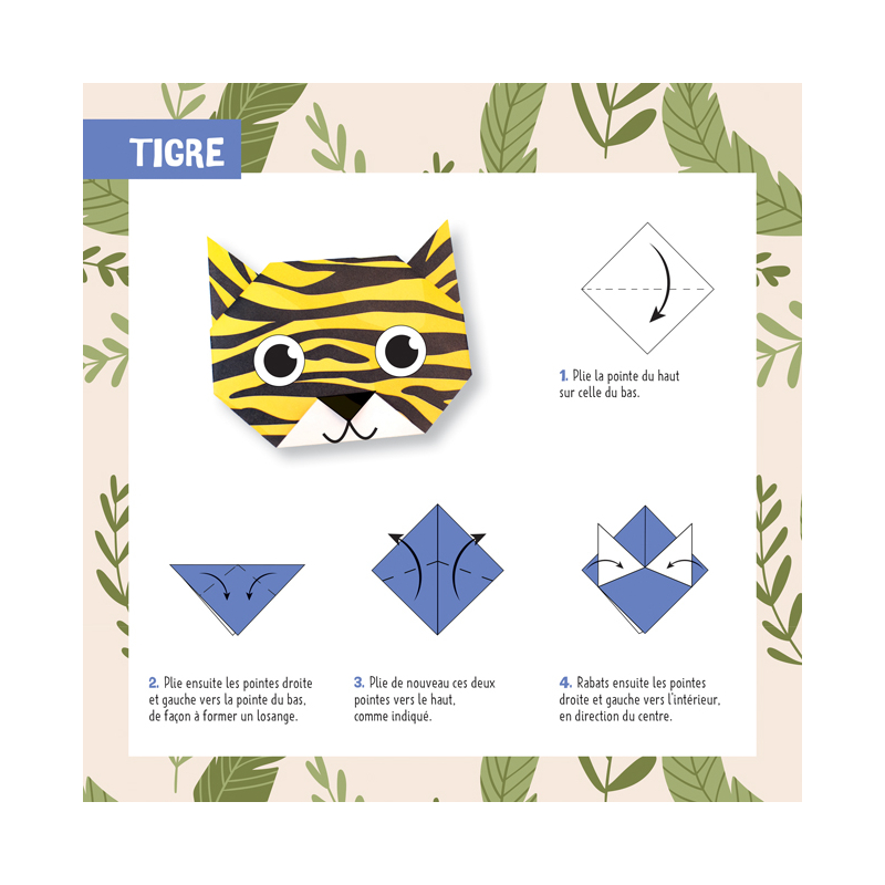 88 Origami Animaux sauvages Spécial enfants Livre Jeunesse