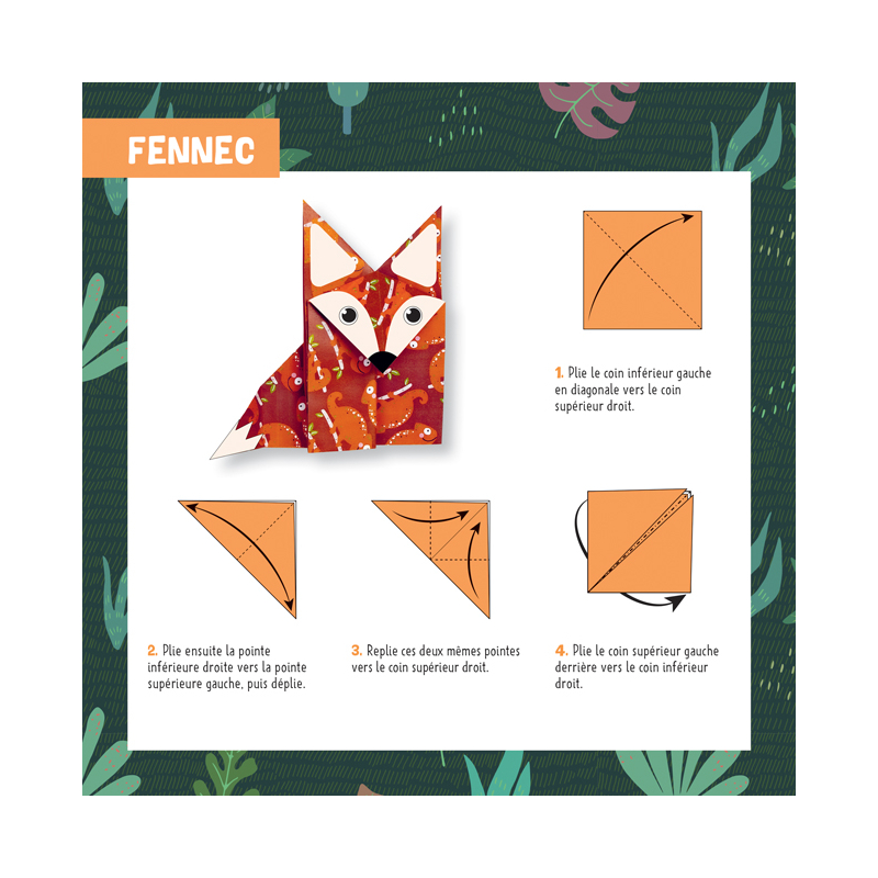 88 Origami Animaux sauvages Spécial enfants Livre Jeunesse